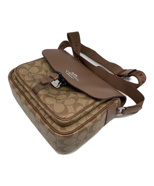 COACH（コーチ）COACH (コーチ) シグネチャー ブラウン×ベージュの古着・服飾アイテム