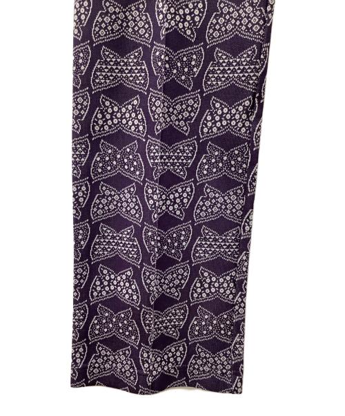 Needles（ニードルズ）Needles (ニードルズ) Track Pant Poly Jacquard Diamond パープル サイズ:XSの古着・服飾アイテム