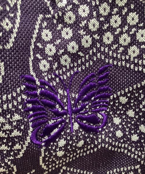 Needles（ニードルズ）Needles (ニードルズ) Track Pant Poly Jacquard Diamond パープル サイズ:XSの古着・服飾アイテム