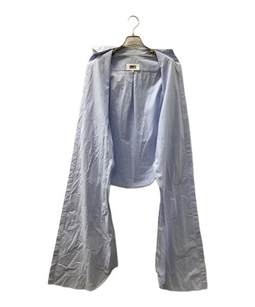 MM6 Maison Margiela（エムエムシックスメゾンマルジェラ）MM6 Maison Margiela (エムエムシックスメゾンマルジェラ) シャツワンピース スカイブルー サイズ:40の古着・服飾アイテム