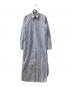 MM6 Maison Margiela（エムエムシックスメゾンマルジェラ）の古着「シャツワンピース」｜スカイブルー
