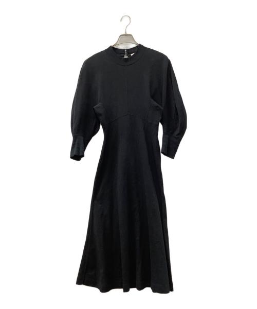 Mame Kurogouchi（マメクロゴウチ）Mame Kurogouchi (マメクロゴウチ) Classic Cotton Dress BLACK ブラック サイズ:1の古着・服飾アイテム