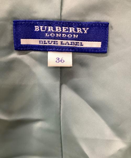 BURBERRY BLUE LABEL（バーバリー ブルー レーベル）BURBERRY BLUE LABEL (バーバリーロンドンブルーレーベル) ノースリーブワンピース スカイブルー サイズ:36の古着・服飾アイテム
