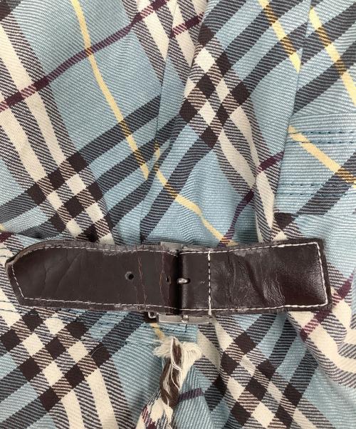 BURBERRY BLUE LABEL（バーバリー ブルー レーベル）BURBERRY BLUE LABEL (バーバリーロンドンブルーレーベル) ノースリーブワンピース スカイブルー サイズ:36の古着・服飾アイテム