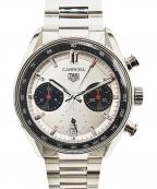 TAG Heuerタグ・ホイヤー）の古着「Carrera Chronograph カレラ クロノグラフ Ref.CBS2216 39mm シルバー文字盤」｜シルバー文字盤
