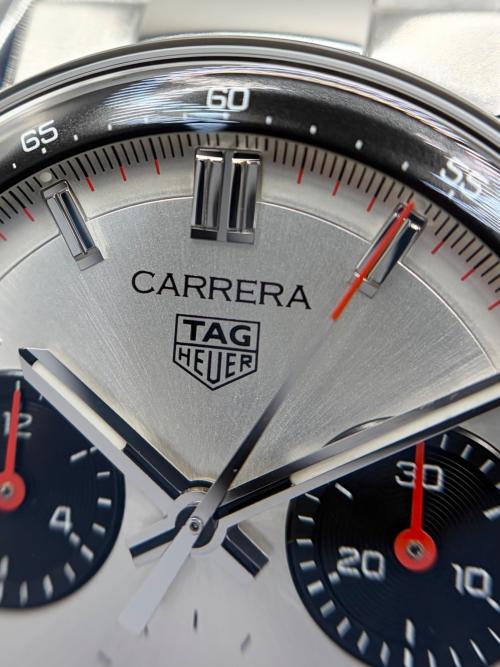 TAG Heuer（タグ・ホイヤー）TAG Heuer (タグ・ホイヤー) Carrera Chronograph カレラ クロノグラフ Ref.CBS2216 39mm シルバー文字盤 シルバー文字盤 サイズ:39mm/19.5cmの古着・服飾アイテム