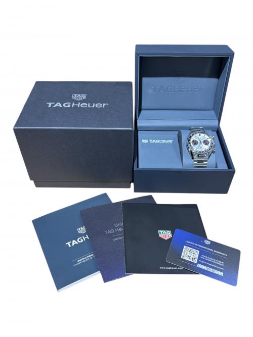 TAG Heuer（タグ・ホイヤー）TAG Heuer (タグ・ホイヤー) Carrera Chronograph カレラ クロノグラフ Ref.CBS2216 39mm シルバー文字盤 シルバー文字盤 サイズ:39mm/19.5cmの古着・服飾アイテム