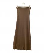 BABYLONEバビロン）の古着「ニットベアOP」｜ブラウン