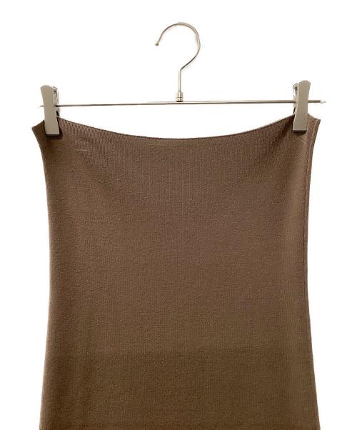 BABYLONE（バビロン）BABYLONE (バビロン) ニットベアOP ブラウン サイズ:F 未使用品の古着・服飾アイテム