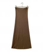 BABYLONEバビロン）の古着「ニットベアOP」｜ブラウン