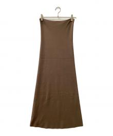 BABYLONE（バビロン）の古着「ニットベアOP」｜ブラウン