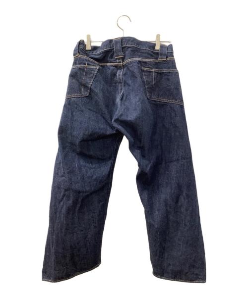 ANREALAGE（アンリアレイジ）ANREALAGE (アンリアレイジ) CANTON (キャントン) デニムパンツ インディゴ サイズ:48の古着・服飾アイテム