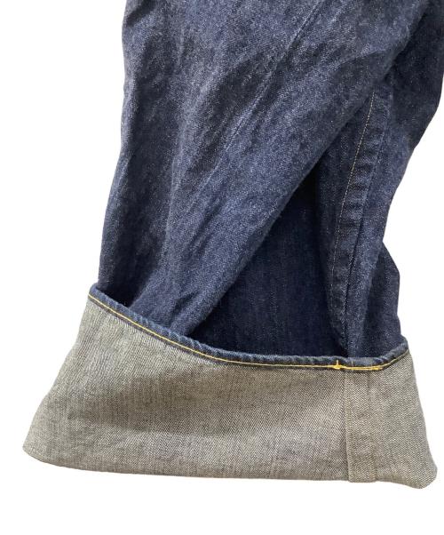 ANREALAGE（アンリアレイジ）ANREALAGE (アンリアレイジ) CANTON (キャントン) デニムパンツ インディゴ サイズ:48の古着・服飾アイテム
