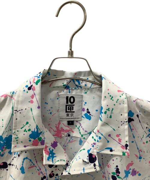 TENBOX（テンボックス）TENBOX (テンボックス) 半袖シャツ ホワイト サイズ:Lの古着・服飾アイテム