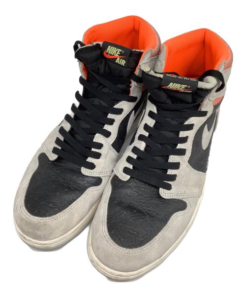 NIKE（ナイキ）NIKE (ナイキ) AIR JORDAN1HIGH OG 'Neutral Grey and Hyper Crimson and Black' ベージュ×ブラック サイズ:US14の古着・服飾アイテム