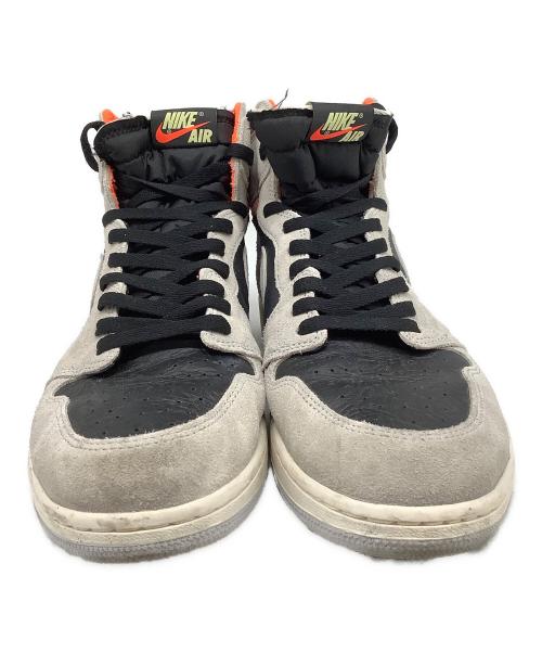 NIKE（ナイキ）NIKE (ナイキ) AIR JORDAN1HIGH OG 'Neutral Grey and Hyper Crimson and Black' ベージュ×ブラック サイズ:US14の古着・服飾アイテム