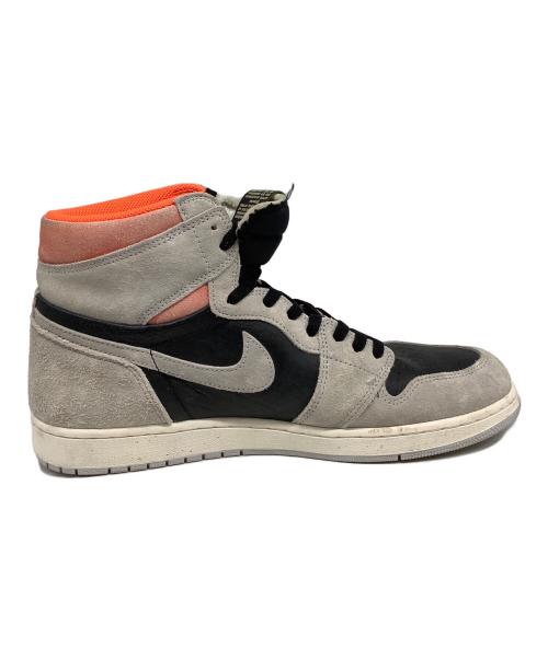 NIKE（ナイキ）NIKE (ナイキ) AIR JORDAN1HIGH OG 'Neutral Grey and Hyper Crimson and Black' ベージュ×ブラック サイズ:US14の古着・服飾アイテム
