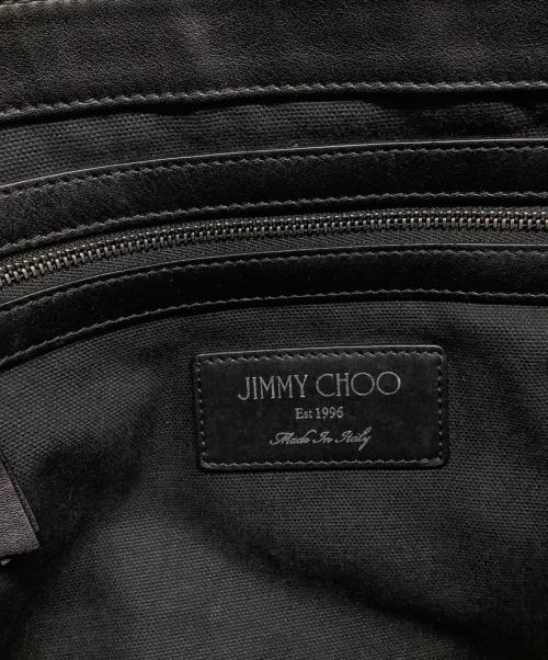 JIMMY CHOO（ジミーチュウ）JIMMY CHOO (ジミーチュウ) クラッチバッグ ブラックの古着・服飾アイテム