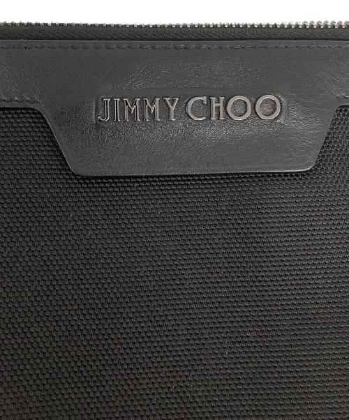 JIMMY CHOO（ジミーチュウ）JIMMY CHOO (ジミーチュウ) クラッチバッグ ブラックの古着・服飾アイテム