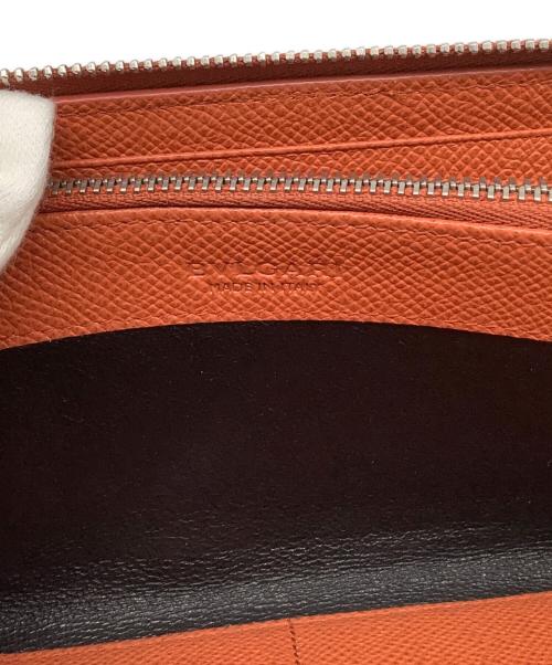 BVLGARI（ブルガリ）BVLGARI (ブルガリ) ジップウォレット ブラウンの古着・服飾アイテム