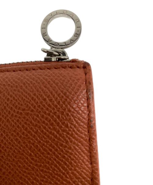 BVLGARI（ブルガリ）BVLGARI (ブルガリ) ジップウォレット ブラウンの古着・服飾アイテム