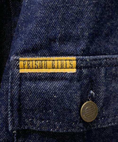 PRISON BLUES（プリズンブルース）PRISON BLUES (プリズンブルース) カバーオール インディゴ サイズ:SMの古着・服飾アイテム