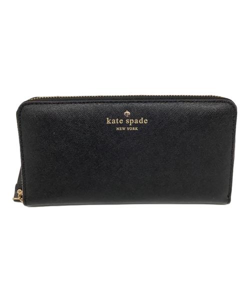 Kate Spade（ケイトスペード）Kate Spade (ケイトスペード) 長財布 ブラックの古着・服飾アイテム