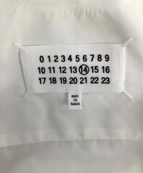 Maison Margiela（メゾンマルジェラ）Maison Margiela (メゾンマルジェラ) 長袖シャツ ホワイト サイズ:39の古着・服飾アイテム
