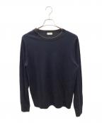 DRIES VAN NOTENドリスヴァンノッテン）の古着「薄手ニット」｜ネイビー