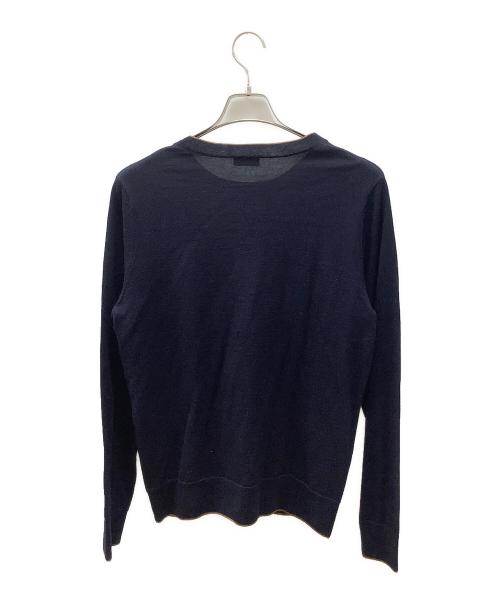 DRIES VAN NOTEN（ドリスヴァンノッテン）DRIES VAN NOTEN (ドリスヴァンノッテン) 薄手ニット ネイビー サイズ:-の古着・服飾アイテム