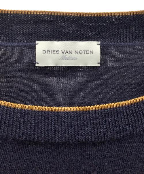 DRIES VAN NOTEN（ドリスヴァンノッテン）DRIES VAN NOTEN (ドリスヴァンノッテン) 薄手ニット ネイビー サイズ:-の古着・服飾アイテム