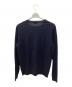 DRIES VAN NOTEN (ドリスヴァンノッテン) 薄手ニット ネイビー サイズ:-：14000円