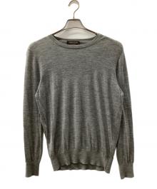 TOMORROW LAND（トゥモローランド）の古着「薄手ニット」｜グレー