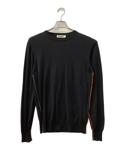 JIL SANDER（ジルサンダー）JIL SANDER (ジルサンダー) 薄手ニット ブラック サイズ:46の古着・服飾アイテム