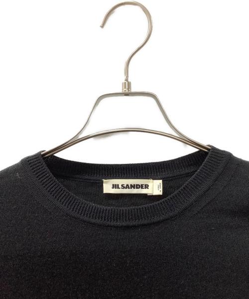 JIL SANDER（ジルサンダー）JIL SANDER (ジルサンダー) 薄手ニット ブラック サイズ:46の古着・服飾アイテム