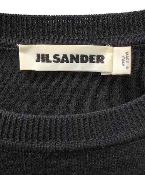 JIL SANDER（ジルサンダー）JIL SANDER (ジルサンダー) 薄手ニット ブラック サイズ:46の古着・服飾アイテム