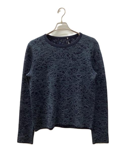 BALENCIAGA（バレンシアガ）BALENCIAGA (バレンシアガ) テクスチャーセーター ネイビー サイズ:Sの古着・服飾アイテム