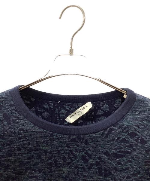 BALENCIAGA（バレンシアガ）BALENCIAGA (バレンシアガ) テクスチャーセーター ネイビー サイズ:Sの古着・服飾アイテム