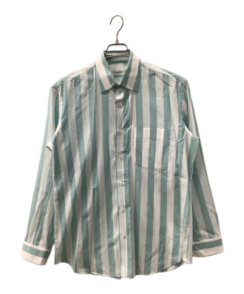 Salvatore Piccolo（サルヴァトーレ・ピッコロ）Salvatore Piccolo (サルヴァトーレ・ピッコロ) 長袖シャツ ブルー×ホワイト サイズ:Mの古着・服飾アイテム