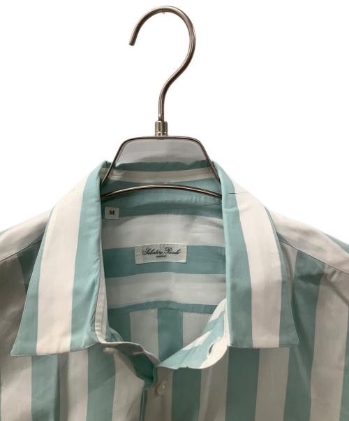 Salvatore Piccolo（サルヴァトーレ・ピッコロ）Salvatore Piccolo (サルヴァトーレ・ピッコロ) 長袖シャツ ブルー×ホワイト サイズ:Mの古着・服飾アイテム