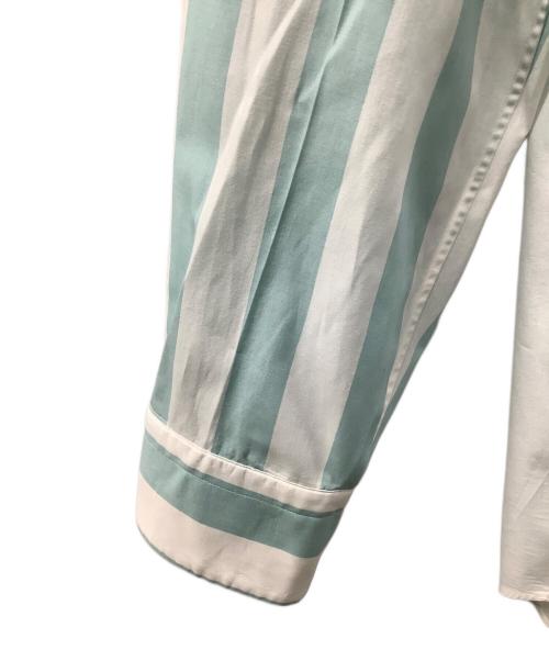 Salvatore Piccolo（サルヴァトーレ・ピッコロ）Salvatore Piccolo (サルヴァトーレ・ピッコロ) 長袖シャツ ブルー×ホワイト サイズ:Mの古着・服飾アイテム