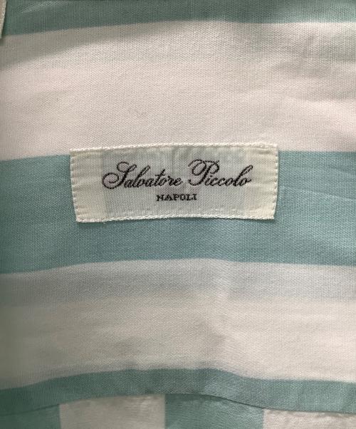 Salvatore Piccolo（サルヴァトーレ・ピッコロ）Salvatore Piccolo (サルヴァトーレ・ピッコロ) 長袖シャツ ブルー×ホワイト サイズ:Mの古着・服飾アイテム
