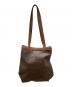 CELINE (セリーヌ) マカダム トートバッグ ブラウン：8000円