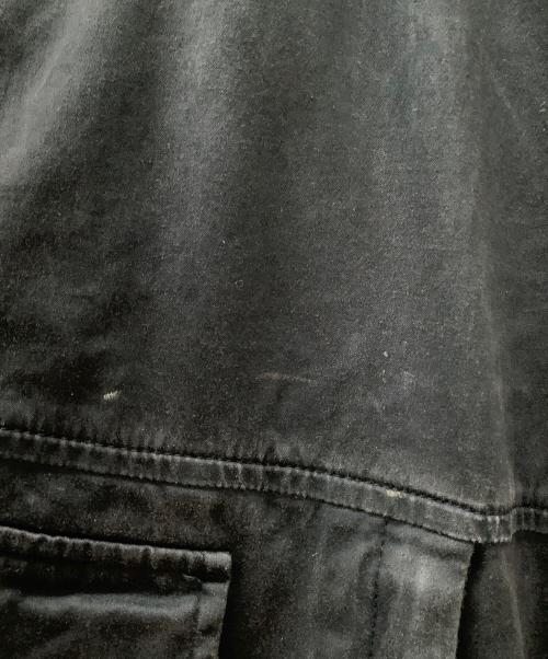 STONE ISLAND（ストーンアイランド）STONE ISLAND (ストーンアイランド) ガーメントダイコットンウールカーゴパンツ ブラック サイズ:86cm（W34）の古着・服飾アイテム