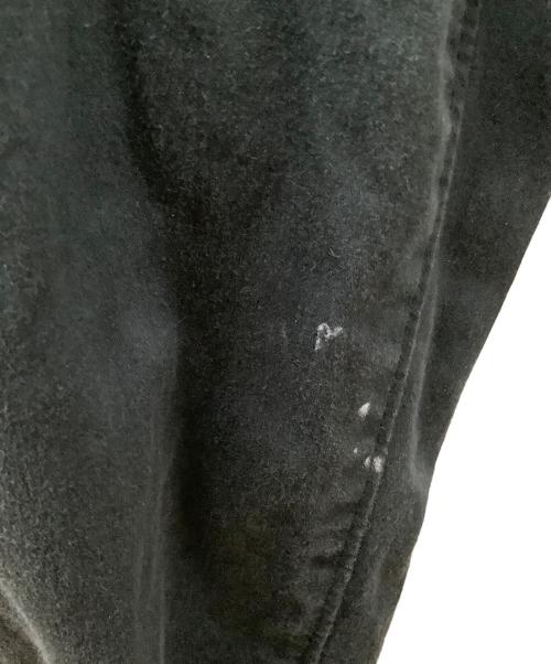 STONE ISLAND（ストーンアイランド）STONE ISLAND (ストーンアイランド) ガーメントダイコットンウールカーゴパンツ ブラック サイズ:86cm（W34）の古着・服飾アイテム