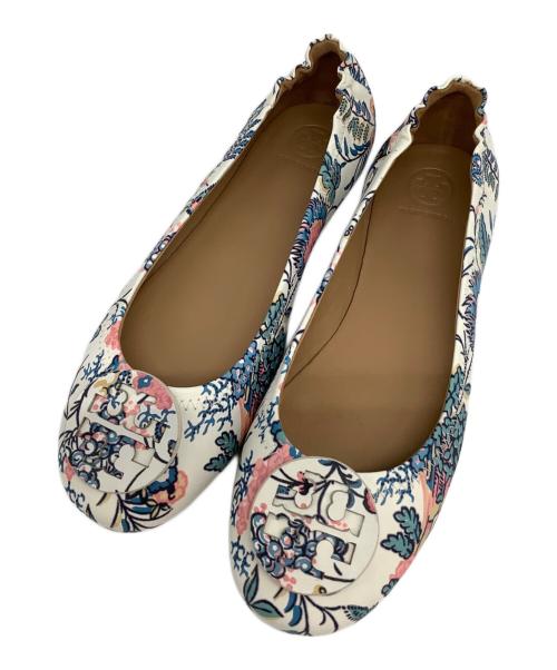 TORY BURCH（トリーバーチ）TORY BURCH (トリーバーチ) フラットシューズ ホワイト サイズ:8Mの古着・服飾アイテム
