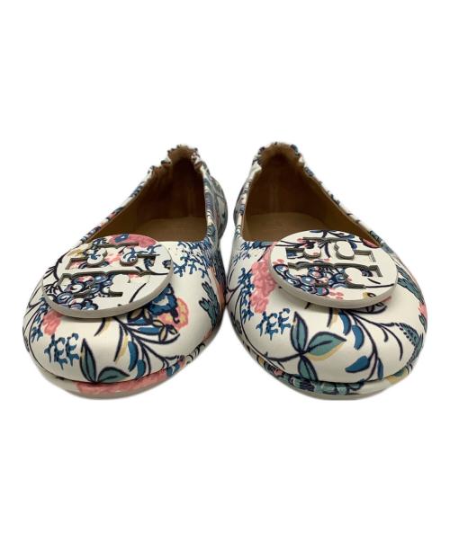 TORY BURCH（トリーバーチ）TORY BURCH (トリーバーチ) フラットシューズ ホワイト サイズ:8Mの古着・服飾アイテム