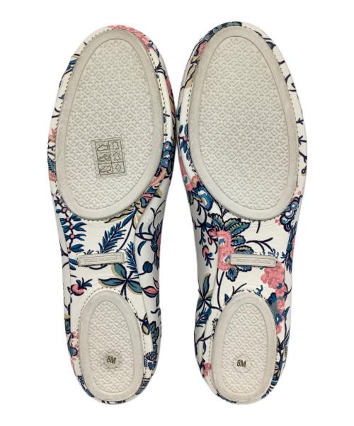 TORY BURCH（トリーバーチ）TORY BURCH (トリーバーチ) フラットシューズ ホワイト サイズ:8Mの古着・服飾アイテム