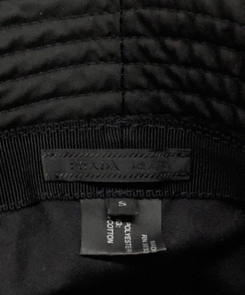 PRADA（プラダ）PRADA (プラダ) バケットハット ブラック サイズ:Sの古着・服飾アイテム