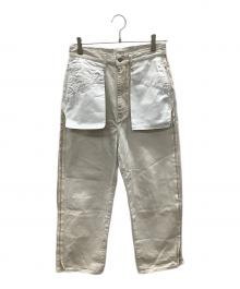 kurodenim（クロデニム）の古着「デニムパンツ」｜ベージュ